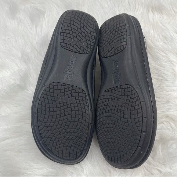 Alegria Oz Choco Patent Leather Slip-On Shoes - Picture 6 of 9